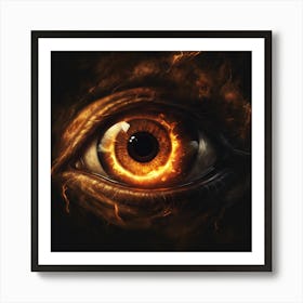 Eye Of Fire Art Print