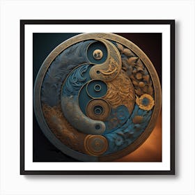 Yin Yang Symbol Art Print