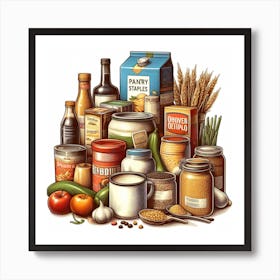 Food Illustration Art Print