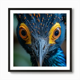 Blue Pheasant Art Print