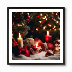 Christmas Lights Art Print