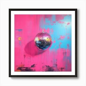 Disco Ball Canvas Print Art 2 Art Print