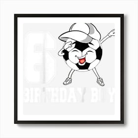 Kids 5 Year Old Gifts Dabbing Soccer 5th Birthday Boyns Art Print