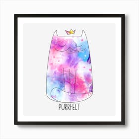 Galaxy Cat 1 Art Print