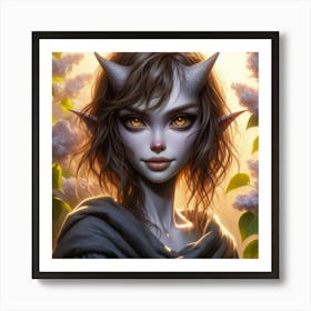 Demon Girl 1 Art Print