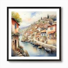 Croatian Village Art Print