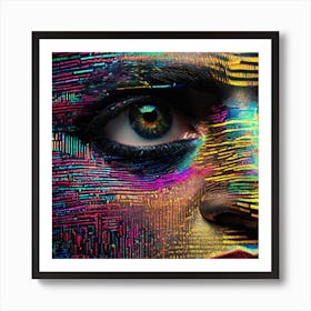 Cyber Eye Art Print