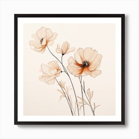 Poppy Flowers 5 Art Print