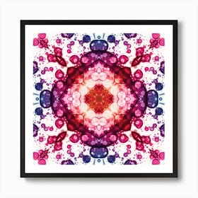 Abstraction A Wonderful Watercolor Flower 1 Art Print