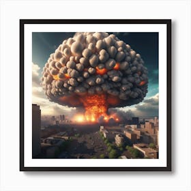 Nuclear Explosion Art Print