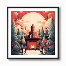 Winter'S Night Art Print