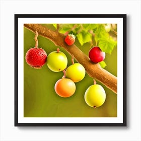 Fruit On A Tree 21 Art Print