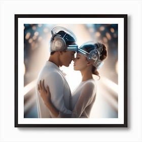 Futuristic Love 5 Art Print