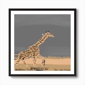 Giraffe Art Print