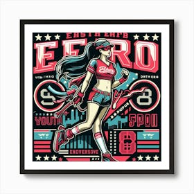 Earth Ero Girl Art Print