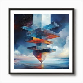 Arrow In The Sky Art Art Print