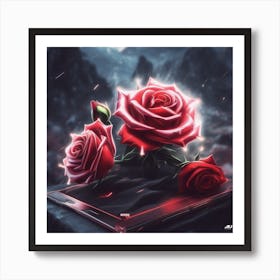 Red Roses Art Print