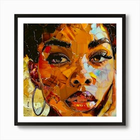 Captivating Look - Face Beauty Art Print