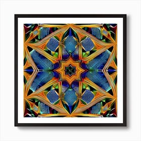 Psychedelic Star Art Print