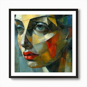 Abstract Of A Woman 15 Art Print