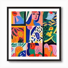 Botanical Study, The Matisse Inspired Art Collection Art Print