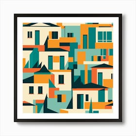 Houses Art Print