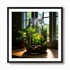 Jar Of Plants 2 Art Print