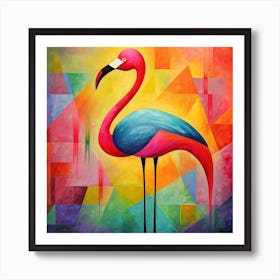 Flamingo By Sandra Art Print