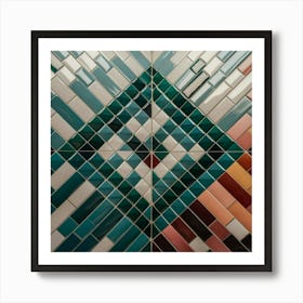 Mosaic Tile Wall Art Print