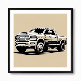 Ram 3500 Art Print