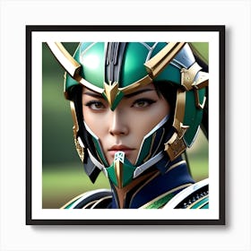 Asian Warrior 2 Art Print