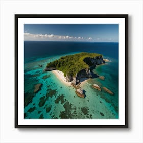 Island In The Middle Of The Ocean Art Print