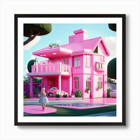 Barbie Dream House (634) Art Print
