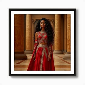 Egyptian Woman 16 Art Print