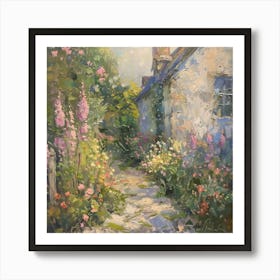 Flower Symphony Botanical Garden 5 Art Print