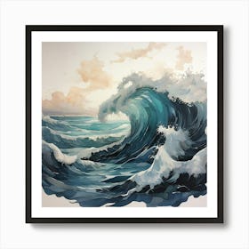 Ocean Wave Art Print