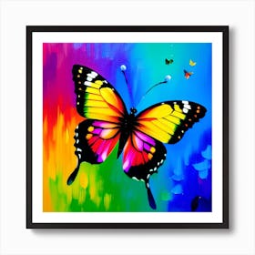 Butterfly Painting 12 Art Print