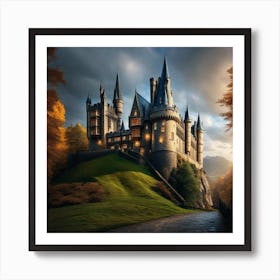 Harry Potter Castle 7 Art Print