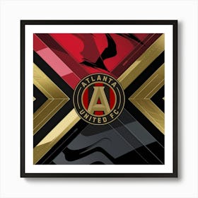 Atlanta United FC Logo Wall Art 15 Art Print