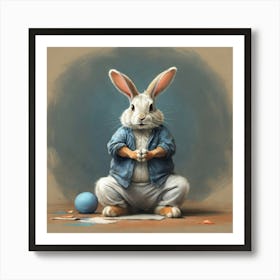 Easter Bunny 18 Art Print