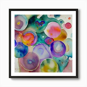 Spring Bubbles Art Print