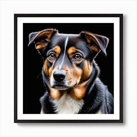 Portrait Of A Dog 1 Art Print