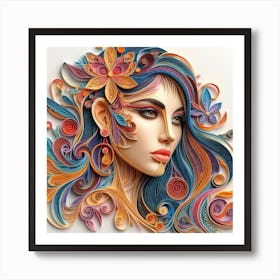 Quilling Art Poster