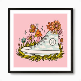 Pisces Sneaker Art Print