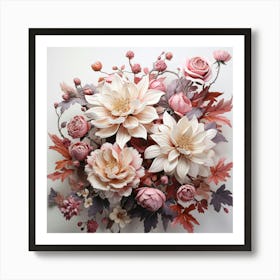 Bouquet Of Flowers 18 Art Print