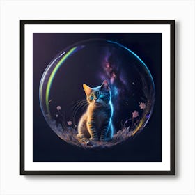 Cat Galaxy (61) Art Print