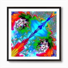 Fractal Art Abstract Design Modern Art Print