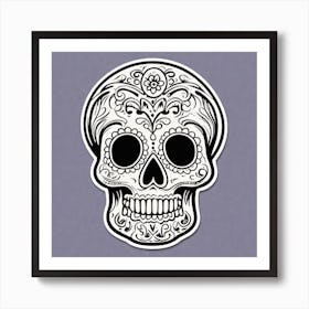 Sugar Skull 4 Art Print