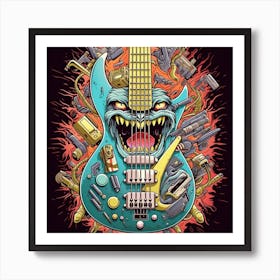 Electric Guitar Art Print