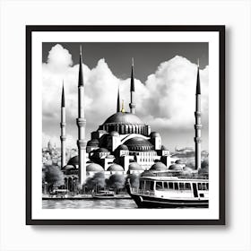 Blue Mosque Istanbul Art Print